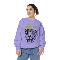 Baddie Cheetah Garment-Dyed Sweatshirt