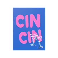 Cin Cin Martini Poster