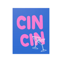 Cin Cin Martini Poster