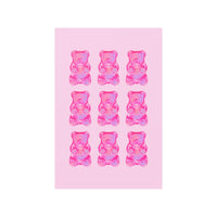 Pink Gummy Bear Poster