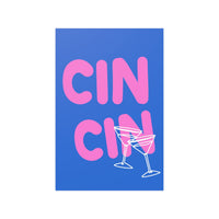 Cin Cin Martini Poster