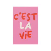 C'est La Vie Poster