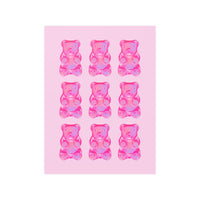 Pink Gummy Bear Poster