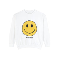 Weirdo Smiley Garment-Dyed Sweatshirt