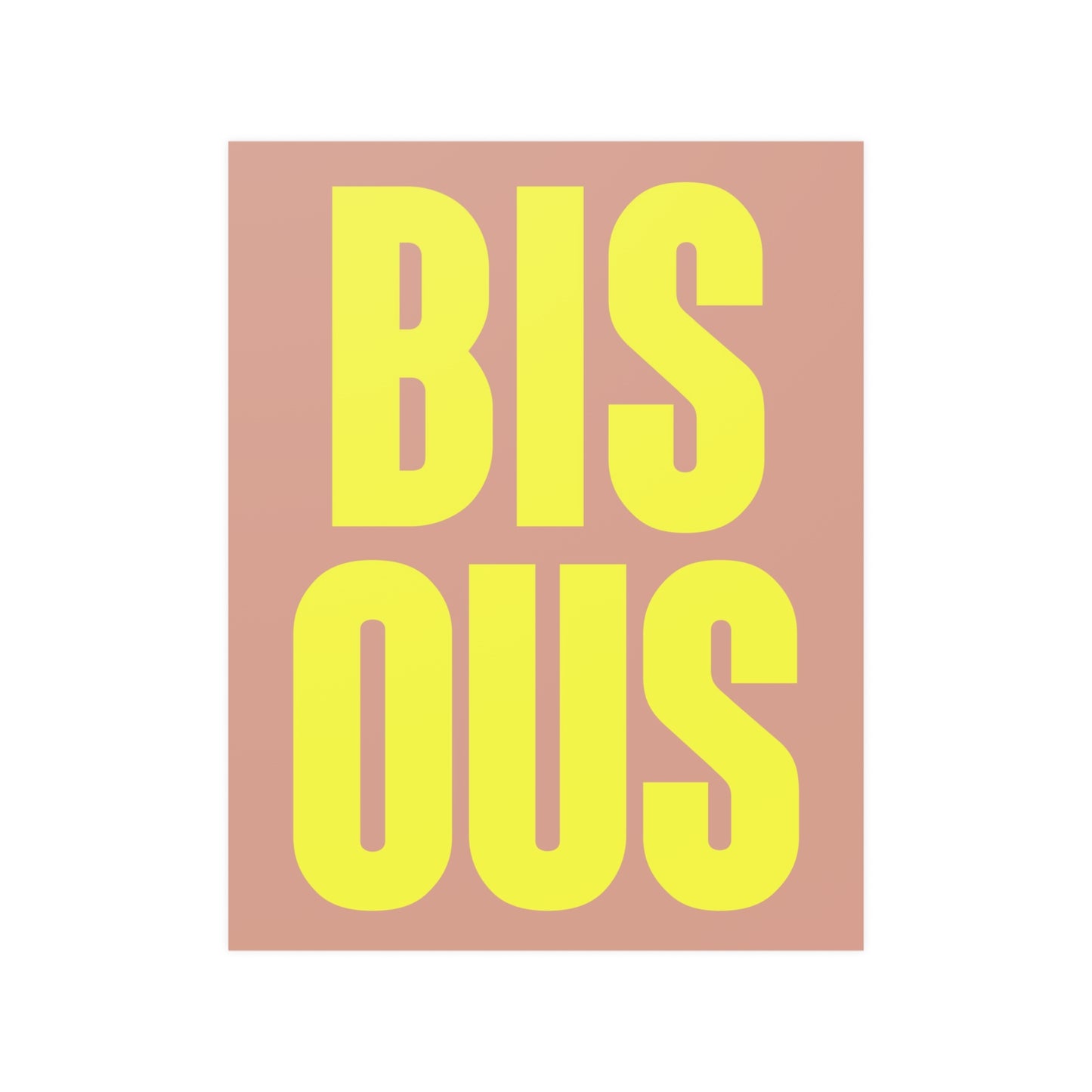 Bisous Poster