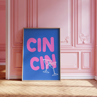 Cin Cin Martini Poster