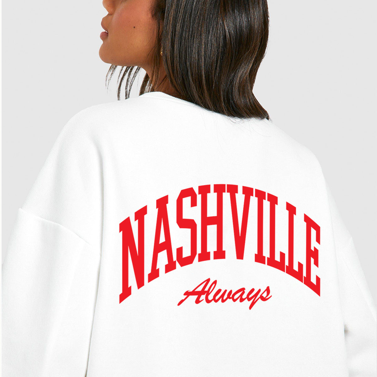 Custom City/State "Always" with Area Code Sweatshirt