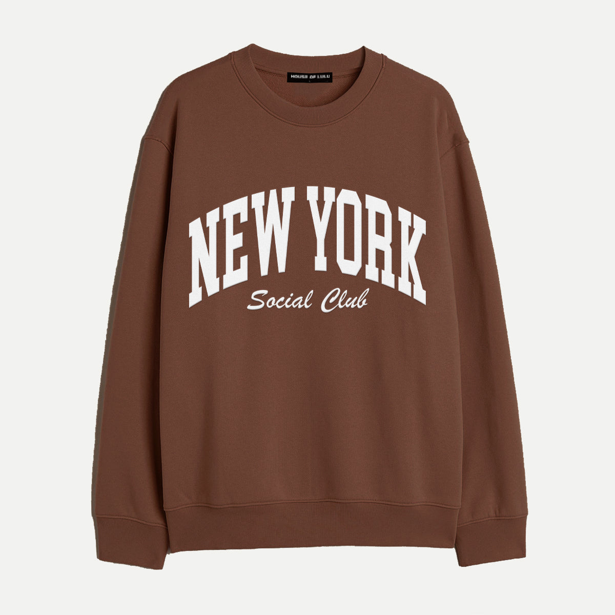 Custom City Social Club Sweatshirt - Chestnut