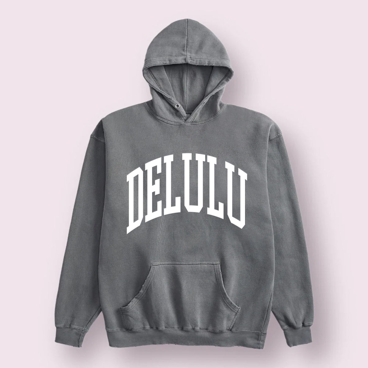 Delulu Distressed Hoodie