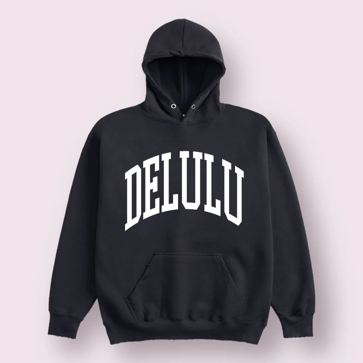 Delulu Distressed Hoodie