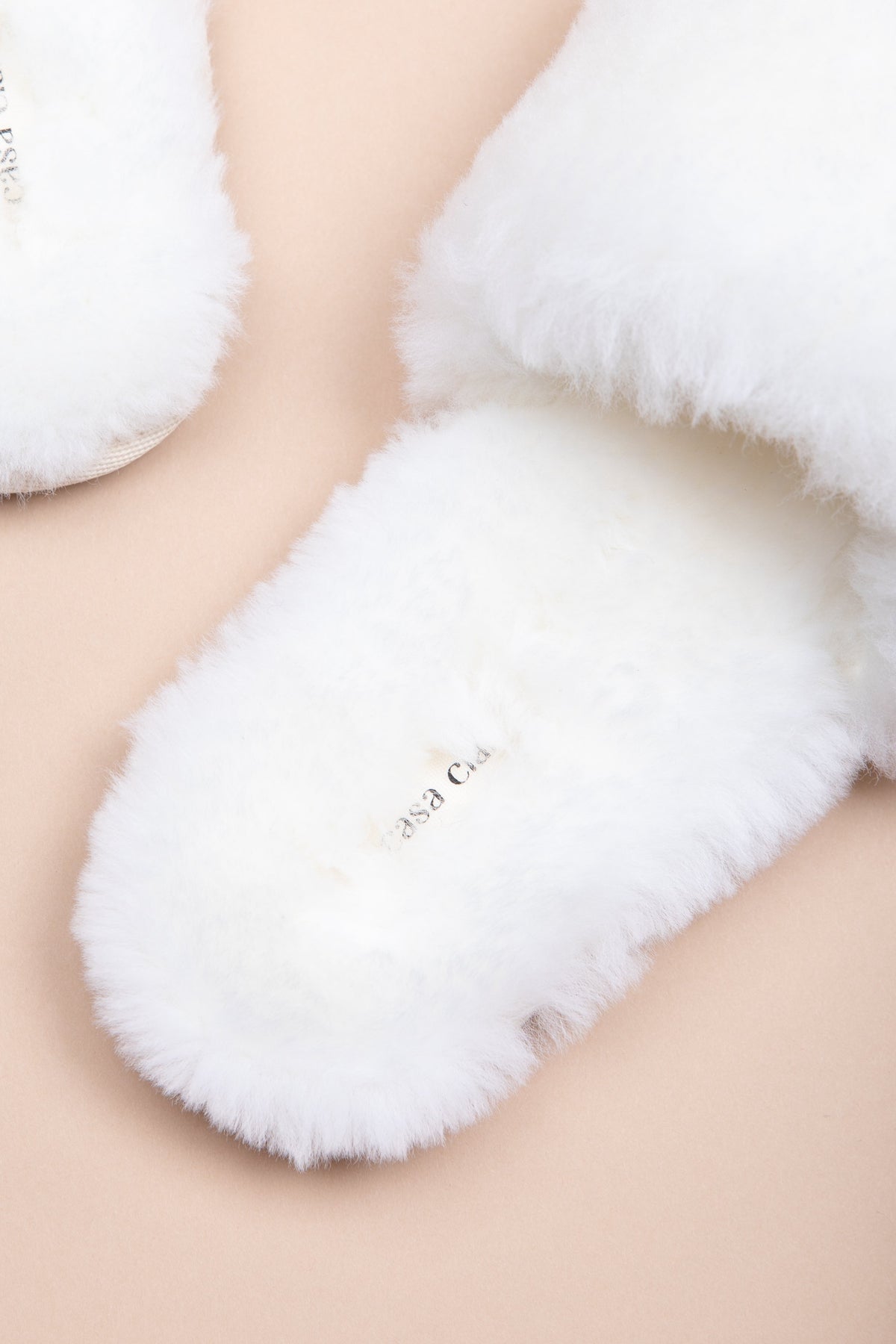 Lulu Shearling Slippers in Hot Pink