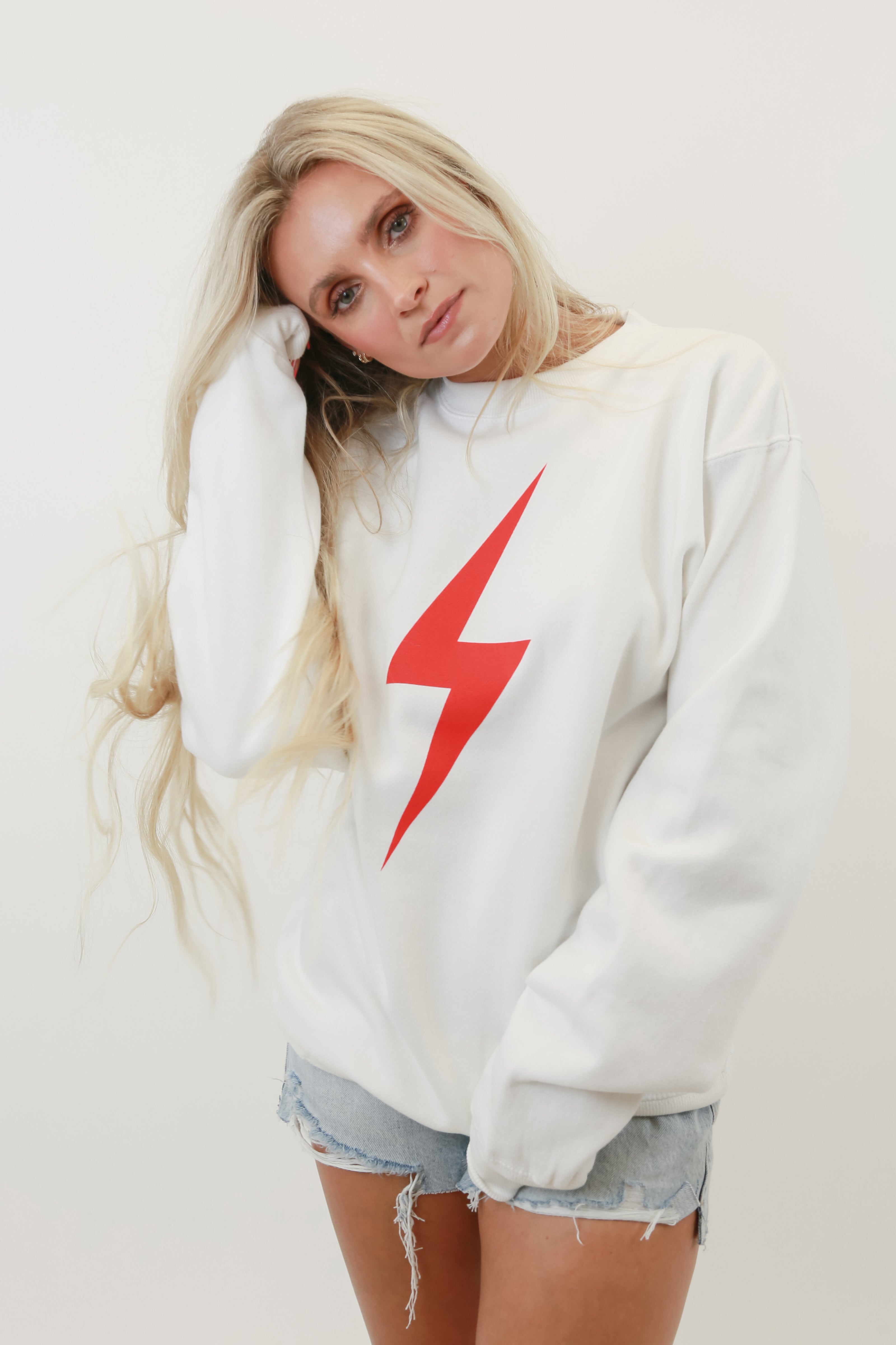 Off You F*ck Bolt Oversized Crewneck – LULUSIMONSTUDIO