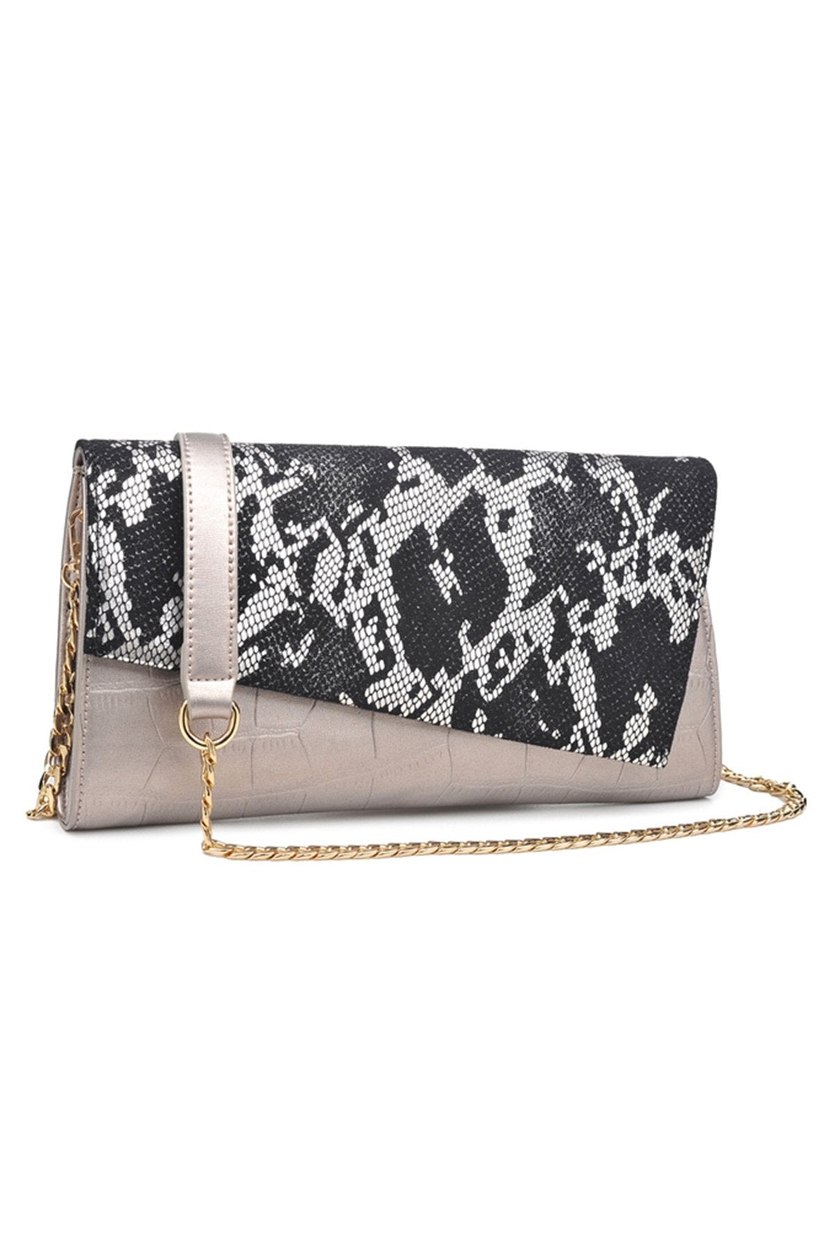 Bone sale clutch bag